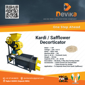 SAFFLOWER / KARDI DECORTICATOR